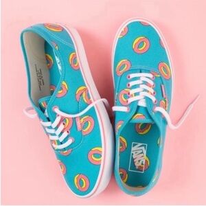 NEW VANS ODD FUTURE Authentic Scuba Blue Donut Shoes Size 8 NWT